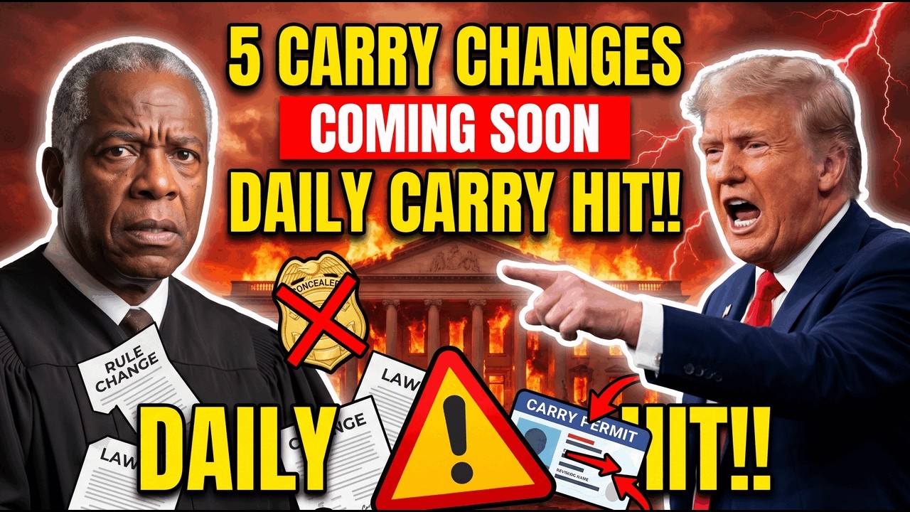 WARNING: 5 Concealed Carry Changes Every Gun Owner Must Know Before 2026