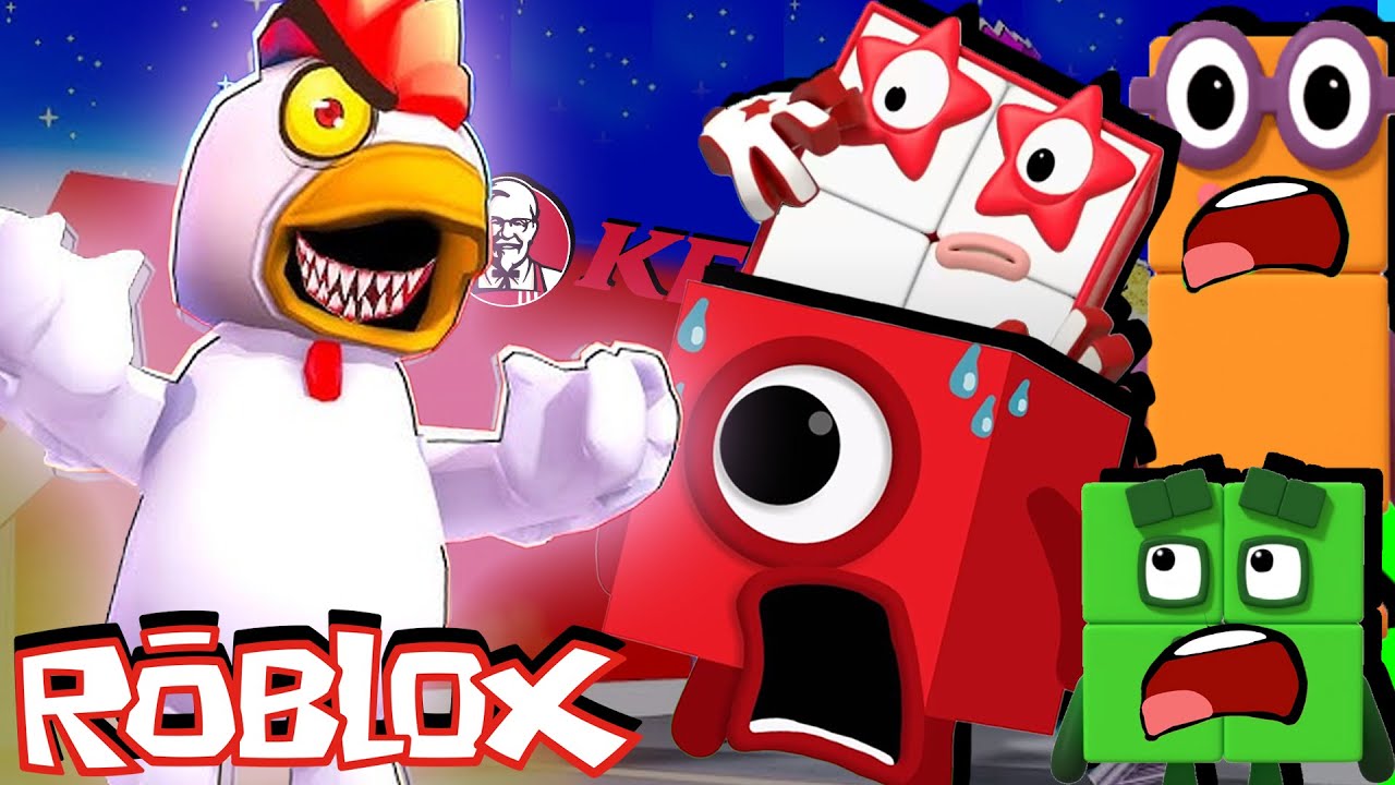 Numberblocks ESCAPE KFC Obby in Roblox! 🍗🍟