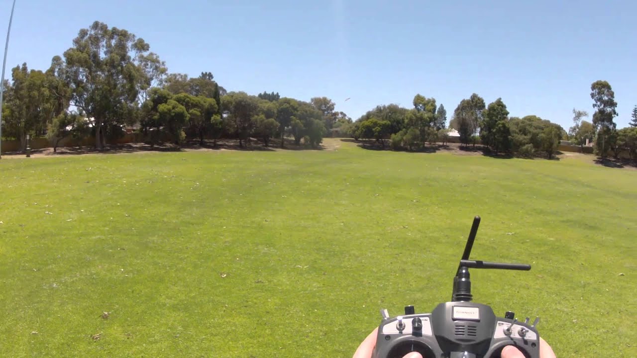 Nano-3X 3-axis gyro for RC airplanes - HOLD-Lock Heading demo #1