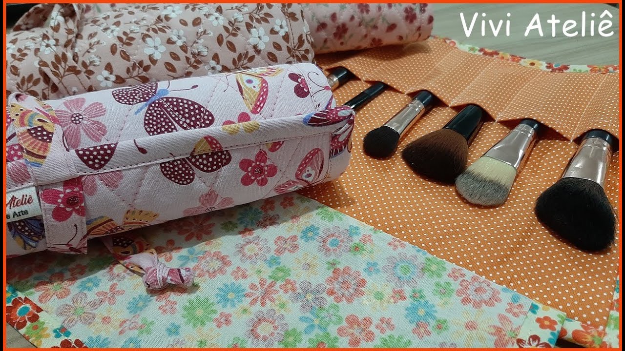 Rolinho Porta Pincéis | Passo a Passo | Vivi Ateliê