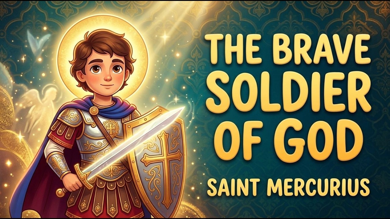 ⚔️✨ The Brave Soldier of God – Saint Mercurius 🙏🔥 | #tiggyskingdom  #viralkids  #faithheroes