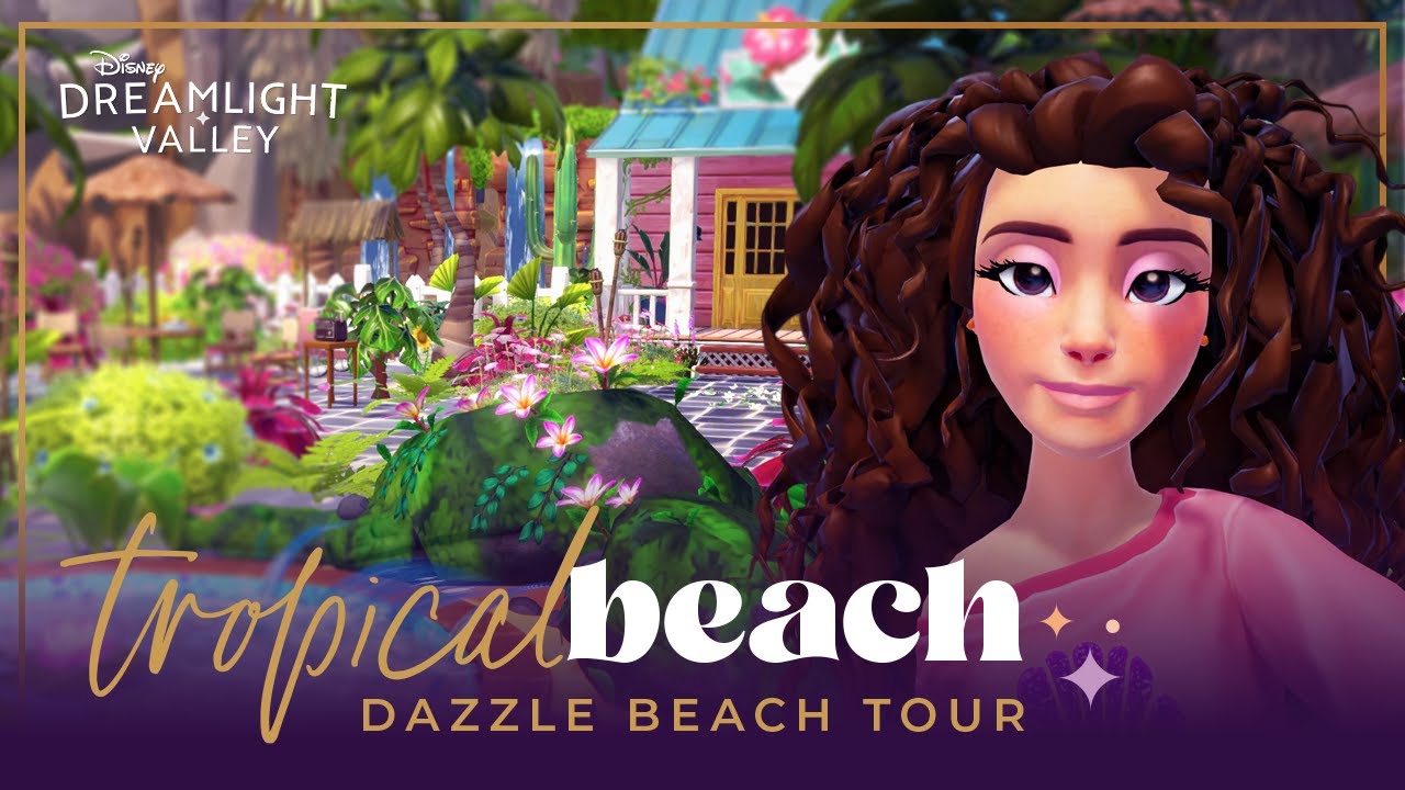 Let's go to the Beach! | Dazzle Beach Tour | Disney Dreamlight Valley