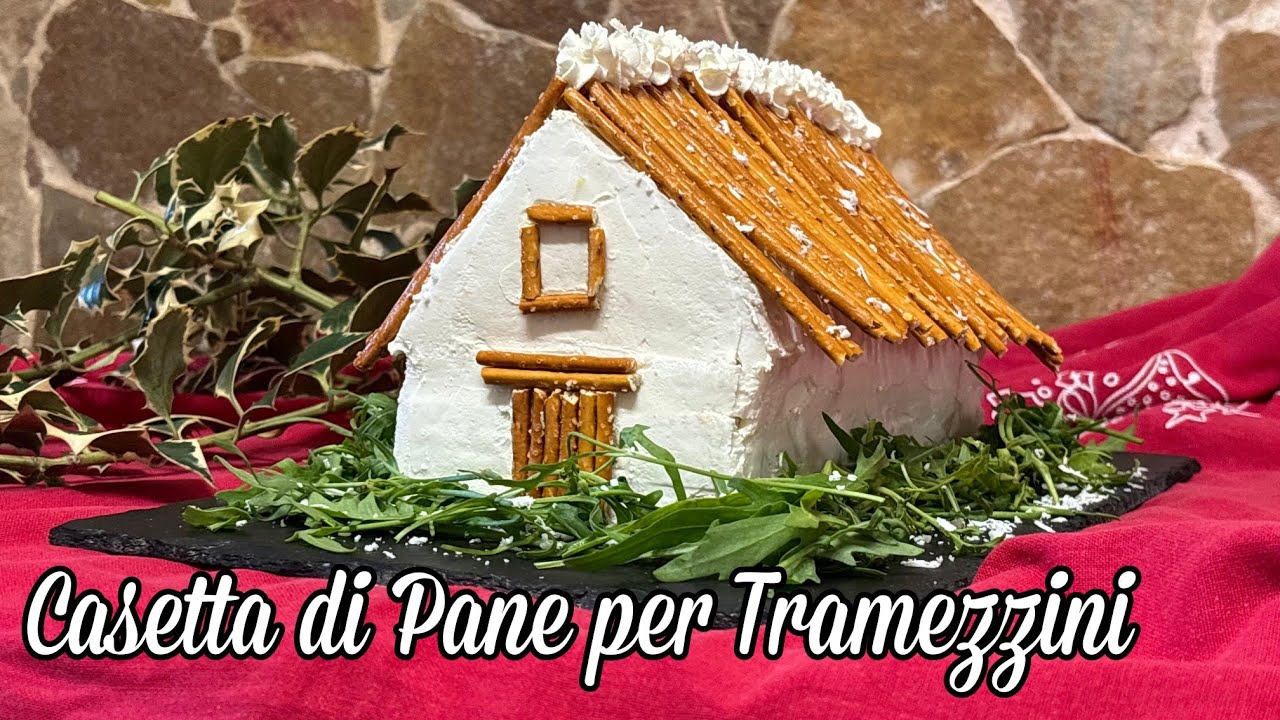 Casetta di Pane per Tramezzini - antipasto natalizio - Sfizi & Delizie
