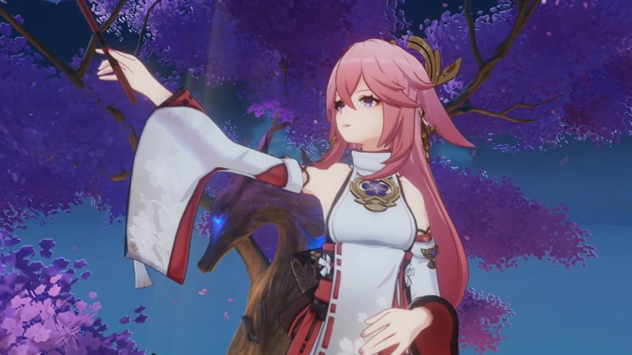 Genshin impact chill lofi Yae Miko Inadzuma #genshinimpact