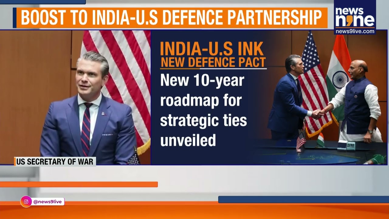 India&ndash;US Seal 10-Year Defence Pact | Rajnath-Pete Hegseth Announce &lsquo;New Era&rsquo;