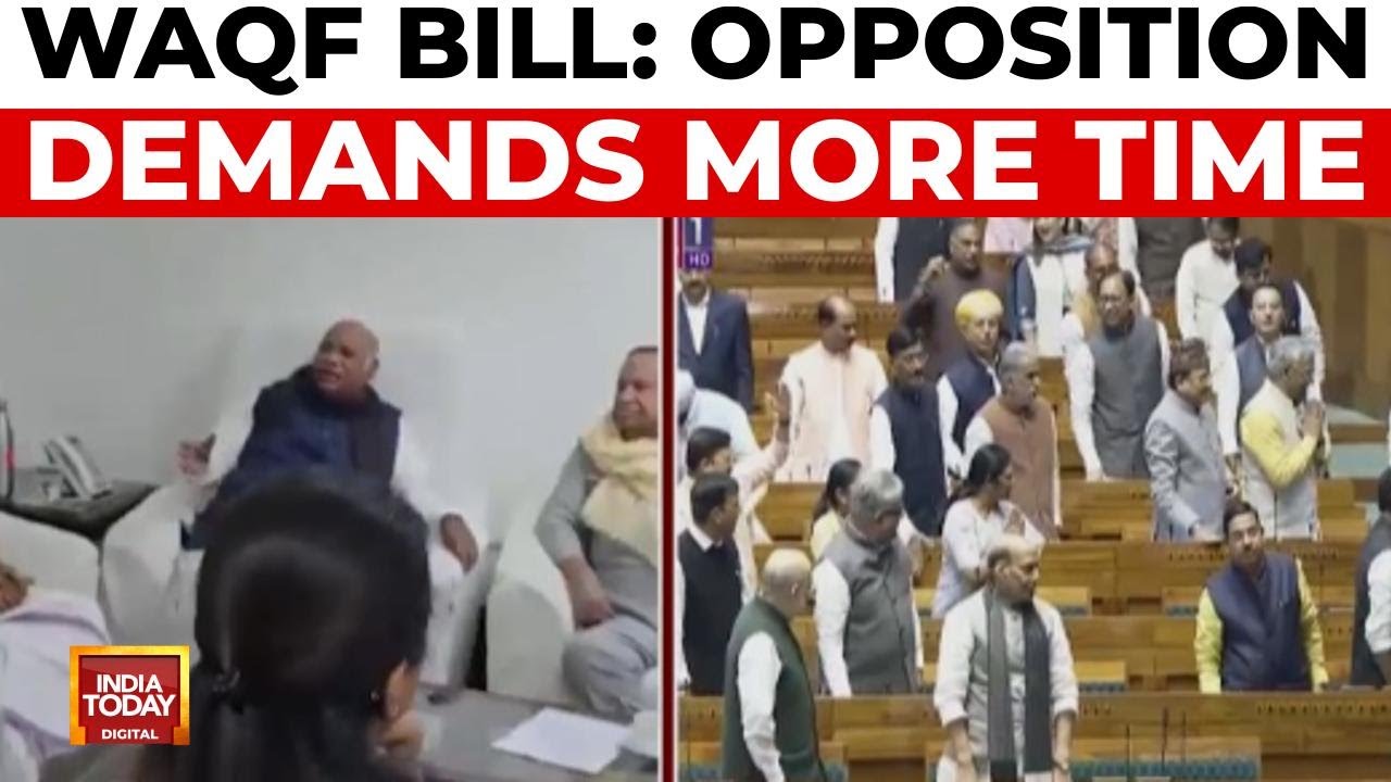 Opposition MPs Seek Extension On WAQF Bill JPC Tenure | Winter Parliament Session 2024
