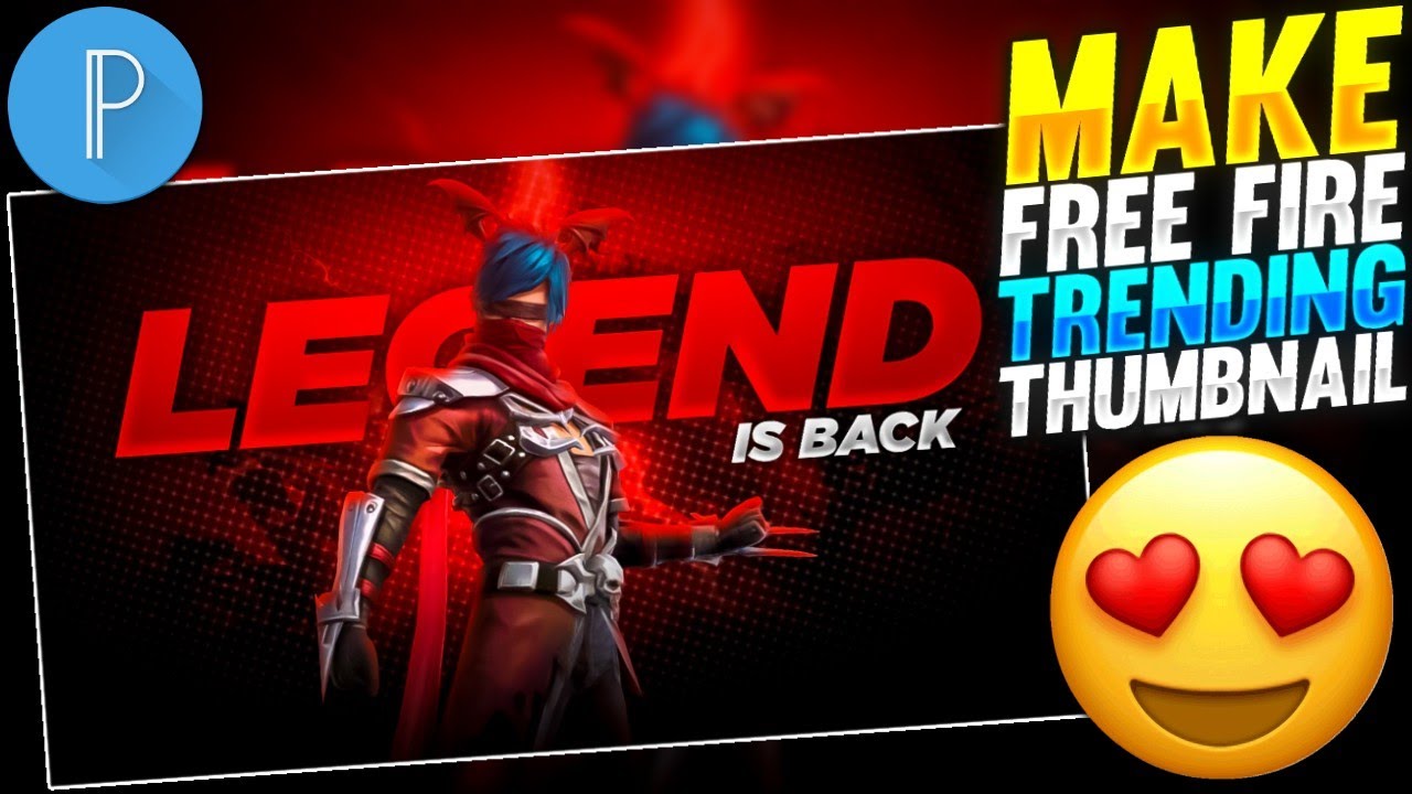 How to Make FREE FIRE THUMBNAIL in Pixellab ⚡|| Free Fire Trending Thumbnail Tutorial 🔥