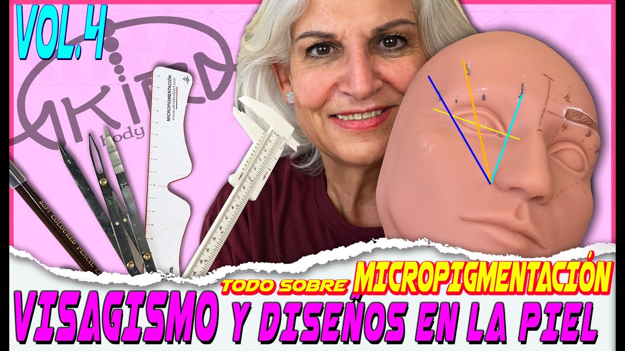 Como hacer VISAGISMO y Diseños en la PIEL | Todo sobre Micropigmentación | Vol.4
