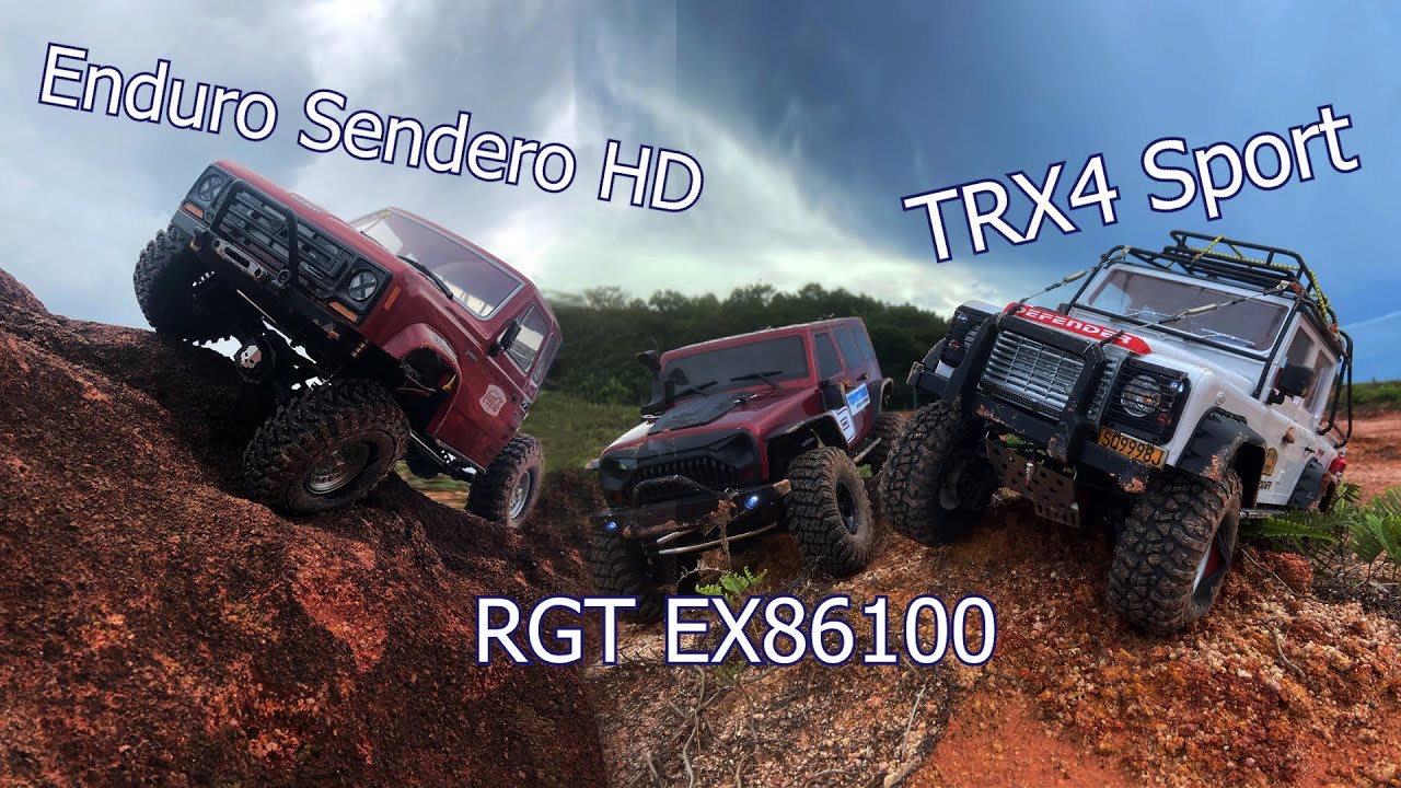 RC Crawler Extreme Adventure TRX4 Sport, RGT & Element RC Enduro Sendero HD 1/10 scale Fun Trail