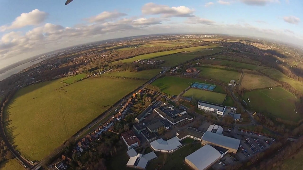 Hamble Point Marina from the air