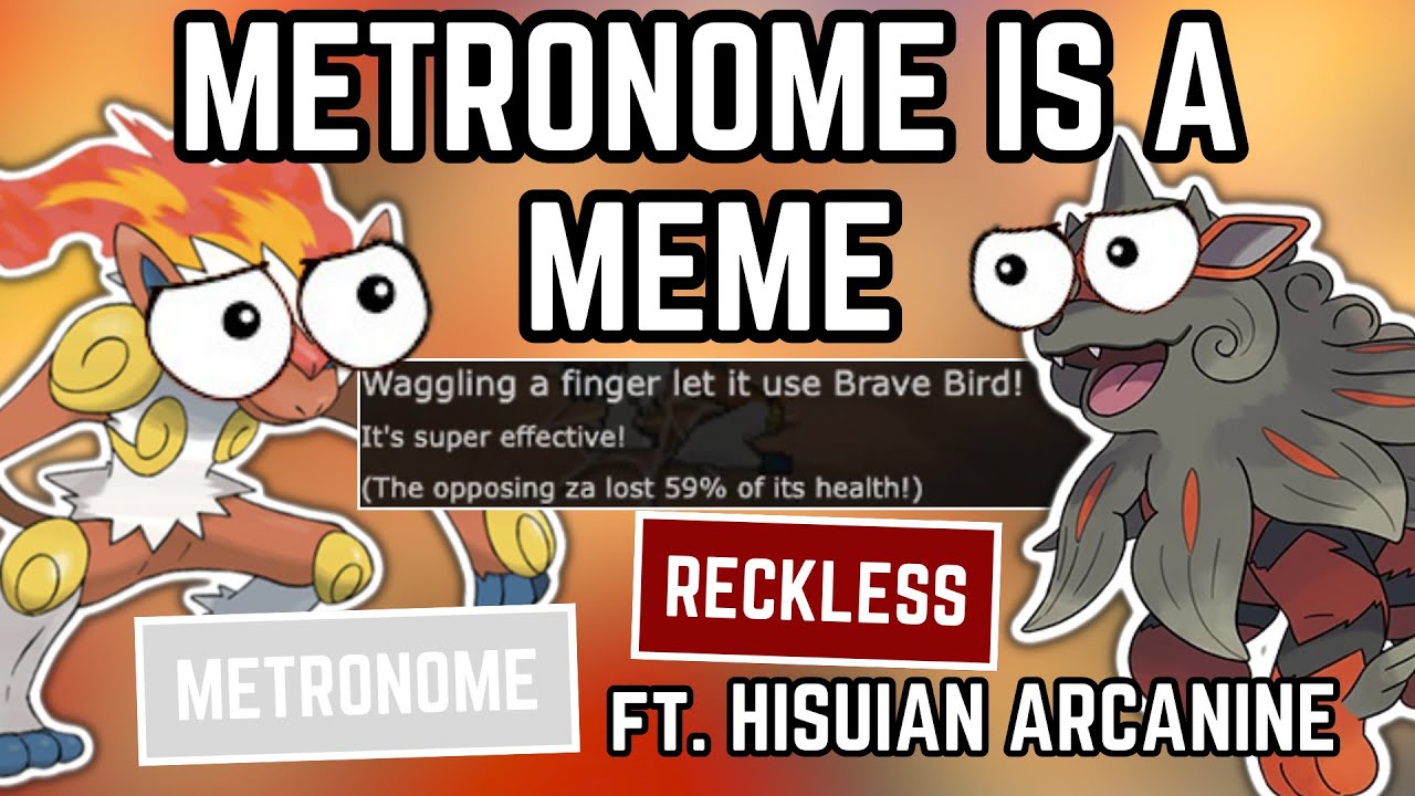 Sturdy Metronome Infernape is Funny (ft. Hisuian Arcanine) | Pokemon Showdown