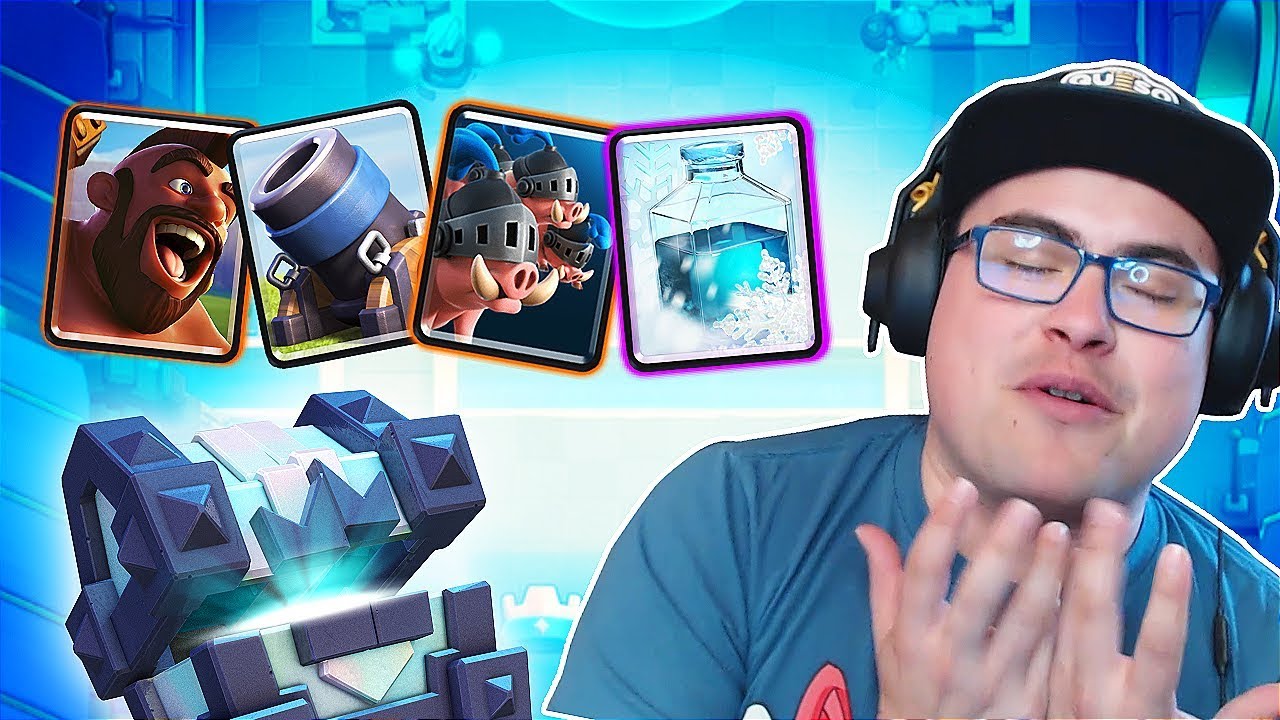 TROLLEAR CON LO MAS GUARRO CON UN COFRE DEL REY LEGENDARIO GRATIS | Cofre Troll | Clash Royale