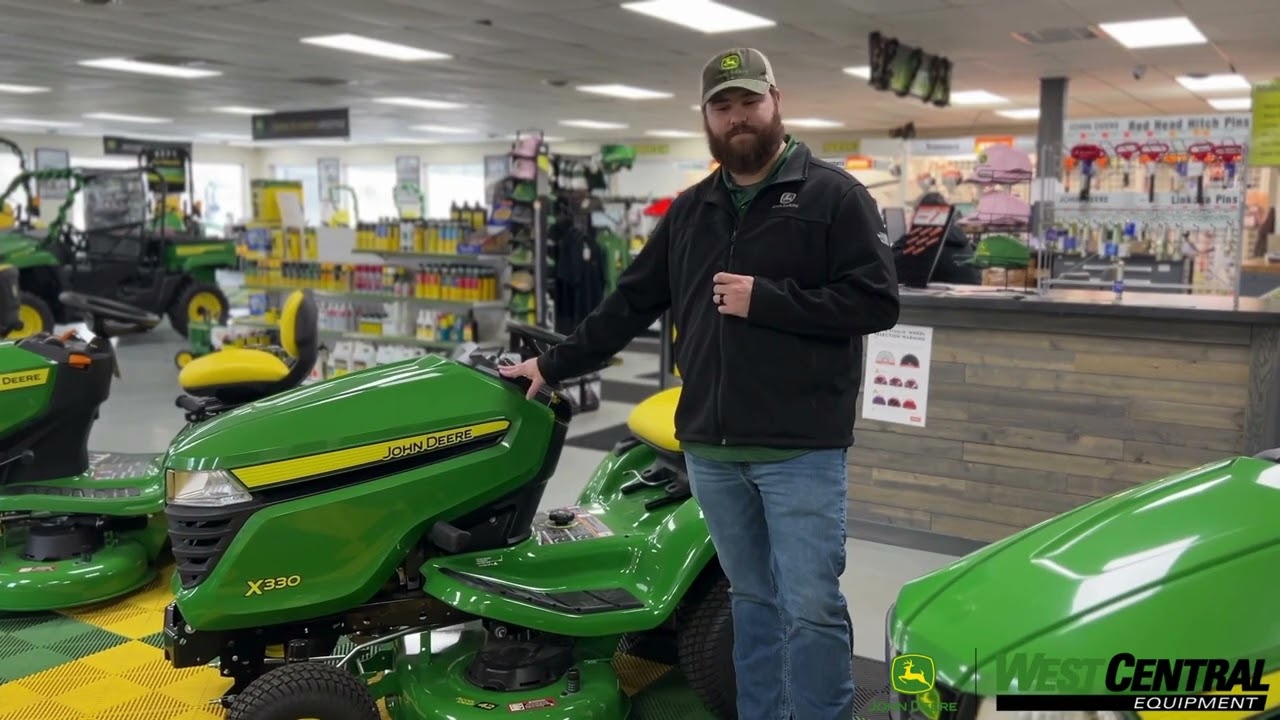 JOHN DEERE S240 VS X330! With salesman Mike Ross