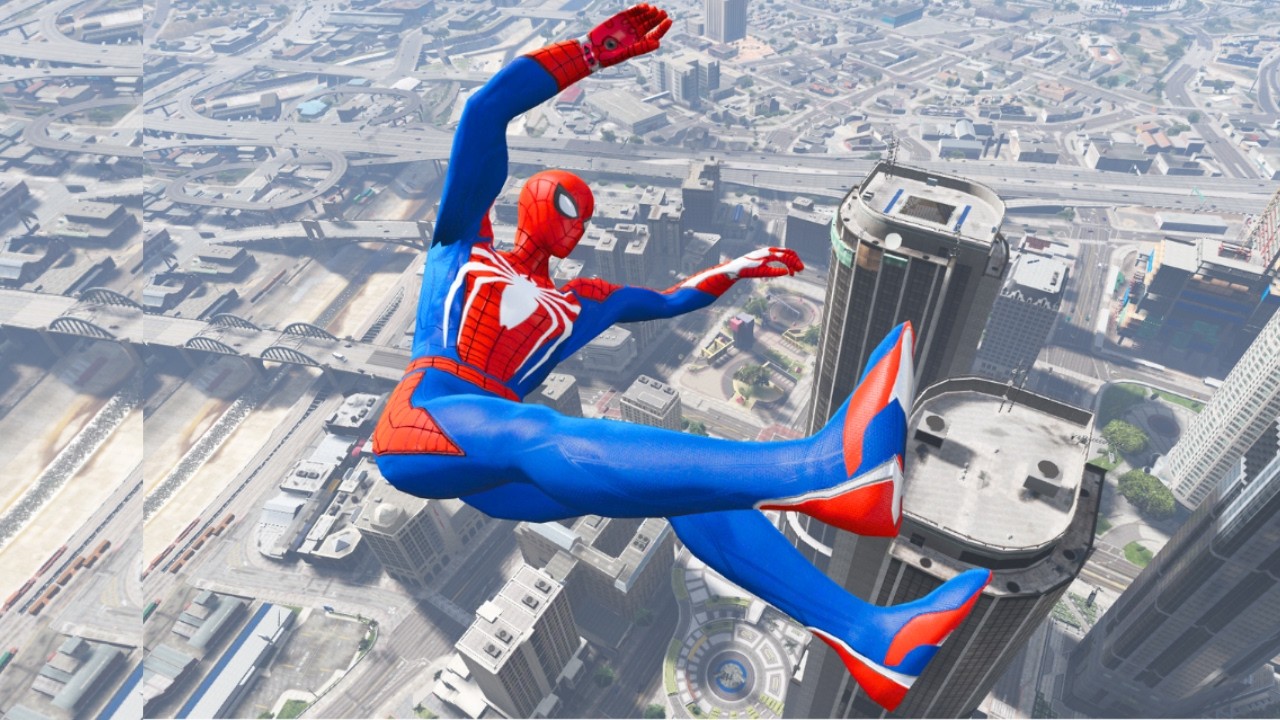 GTA 5 Spider-Man Ragdolls & Crazy Jumps/Fails | Euphoria Physics Funny Moments Compilation part #36