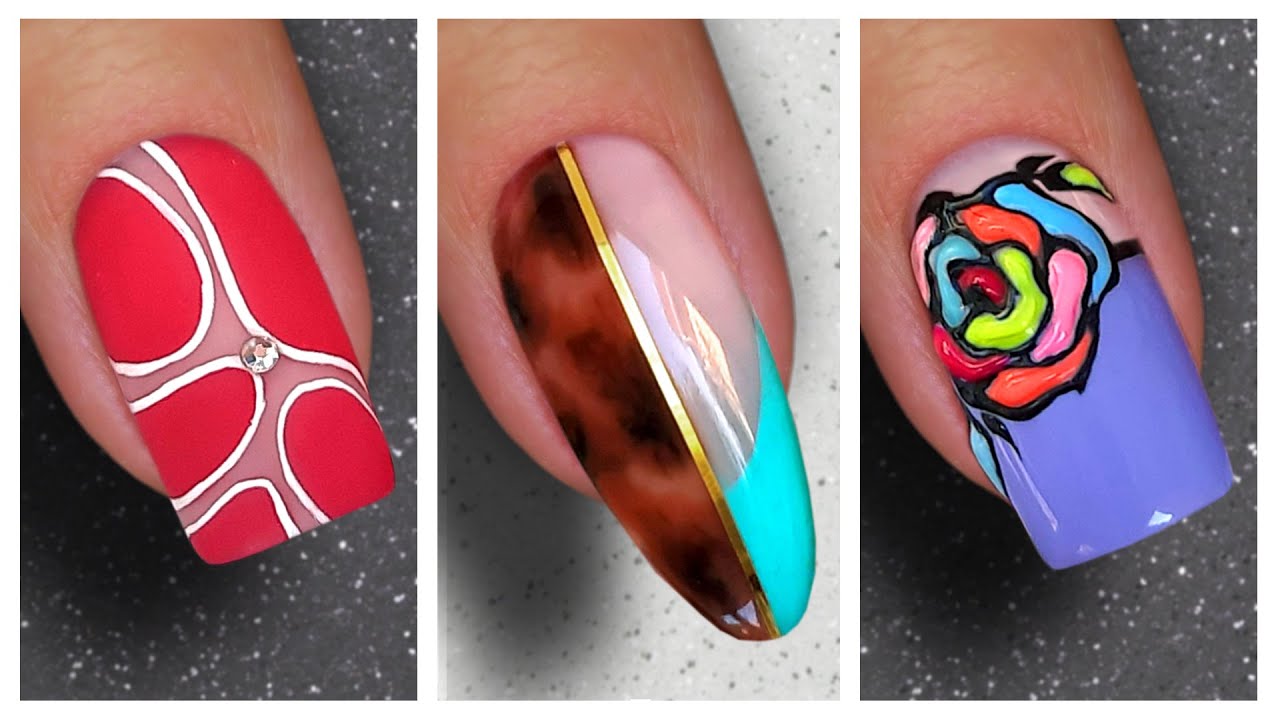 Дизайн ногтей 2023 💅🏽 Легкий дизайн ногтей #20nails