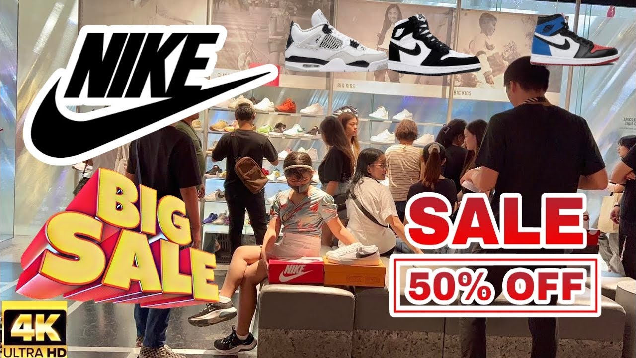 NIKE ORIGlNAL | BIGGEST SALE | 50% UP TO 20%  OFF | SM CITY CLARK  ANGELES CITY Pamp | #Len TV Vlog