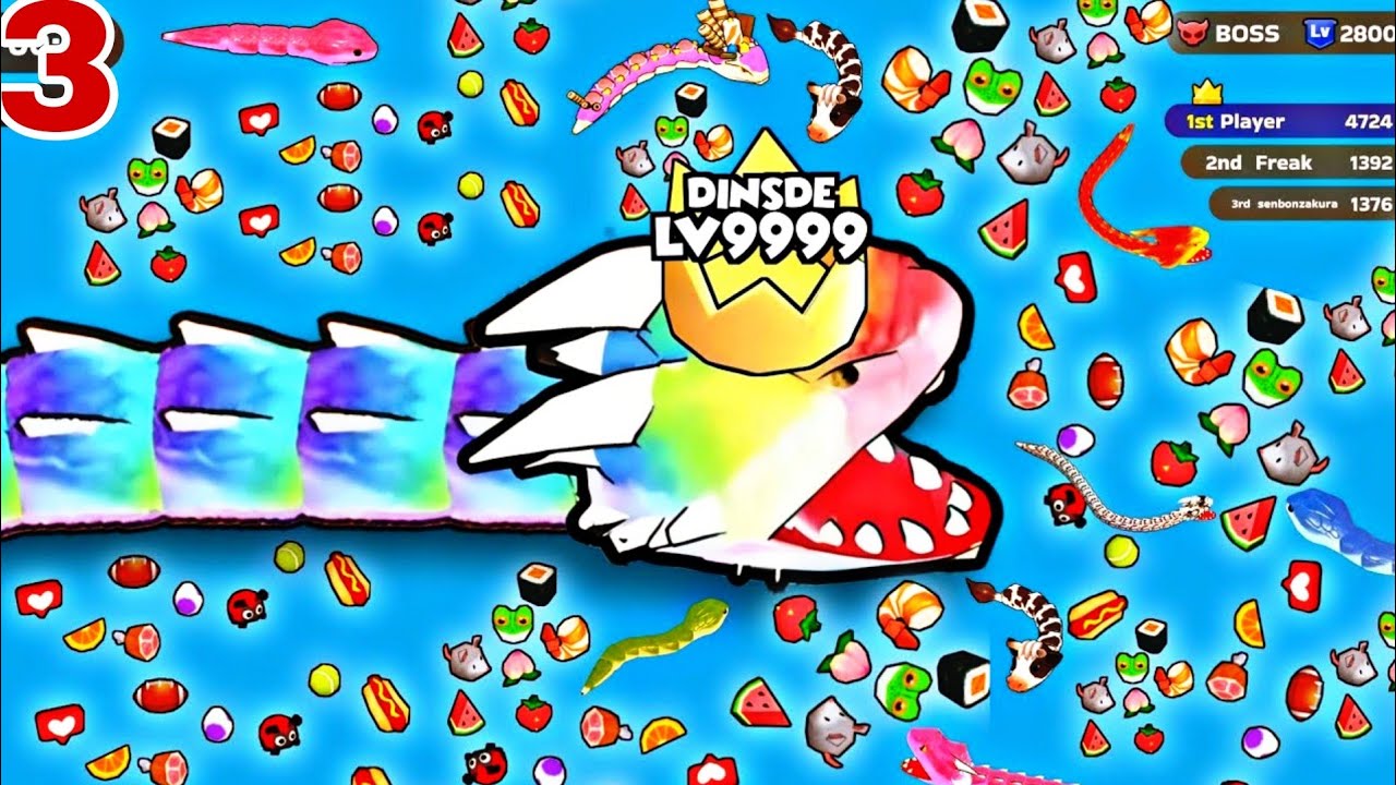 Snake Clash.io VS Snake Hero – Ultimate Snake Battle #Snakeclash #snakehero #gaming #54