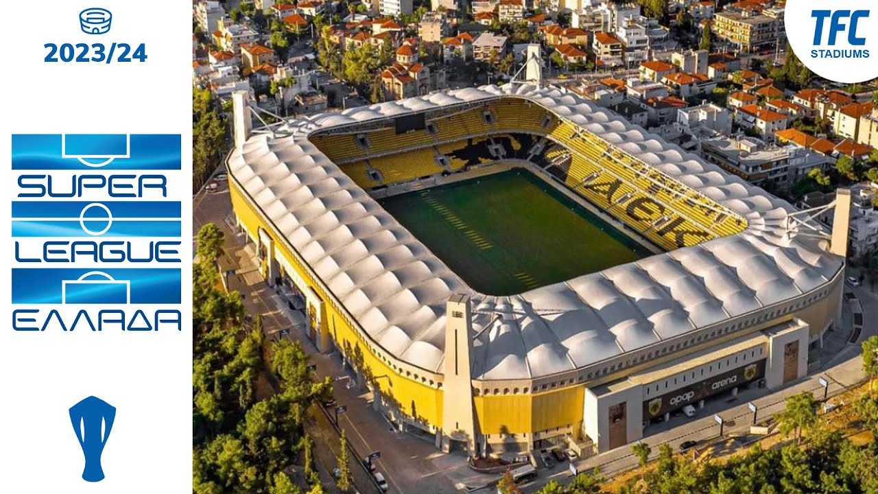 Super League Greece Stadiums 2023/24 | TFC Stadiums