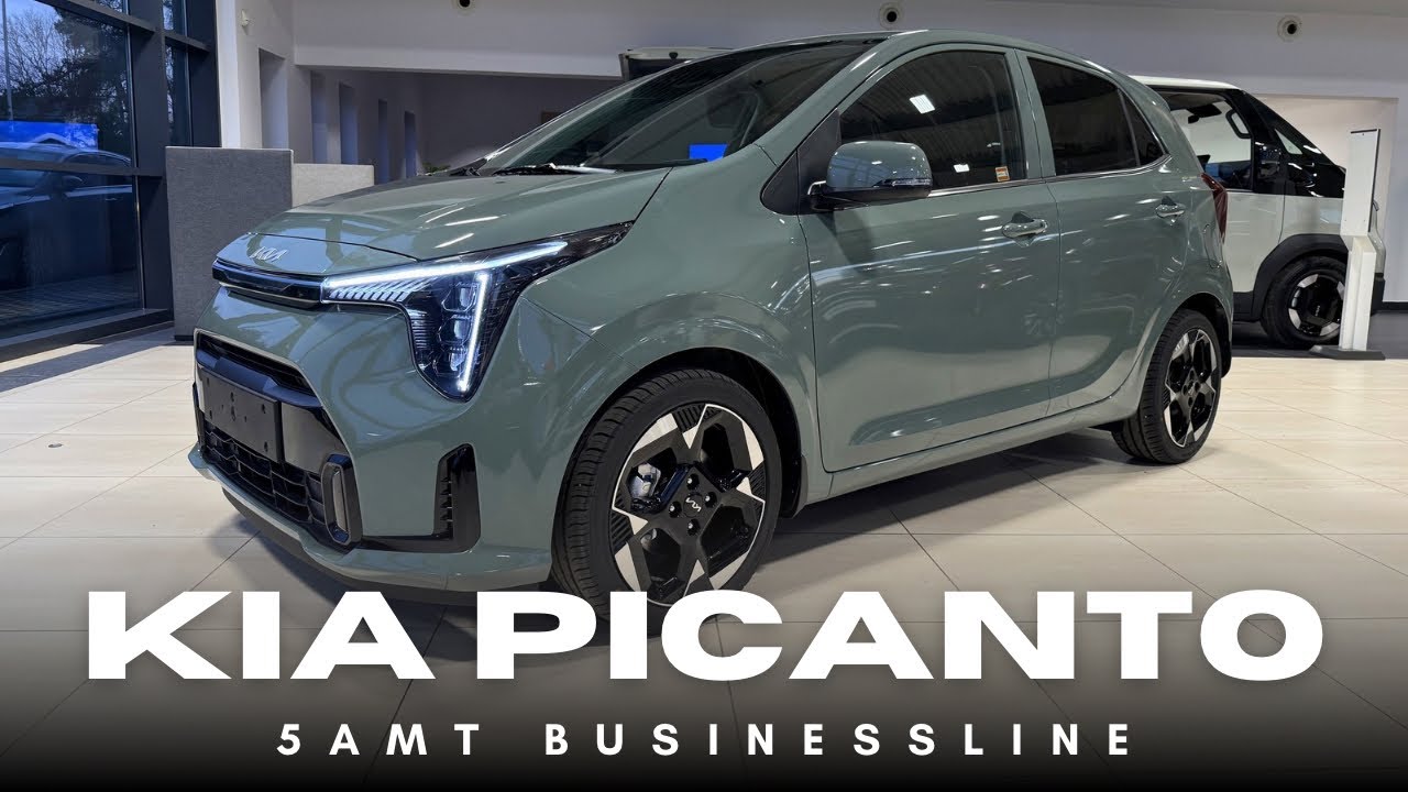 2026 Kia Picanto [1.0 GDI 68KM 5AMT] wersja Businessline + A16 w kolorze Adventurous Green | 4K