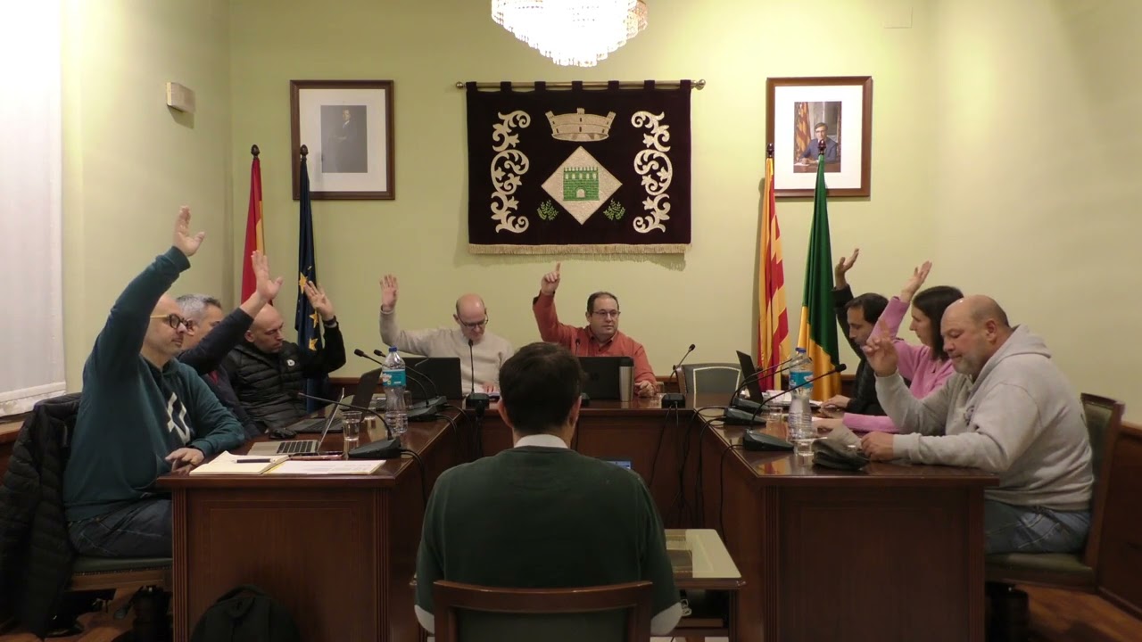 Ple de l'Ajuntament de Palau-saverdera de 26 de gener de 2026