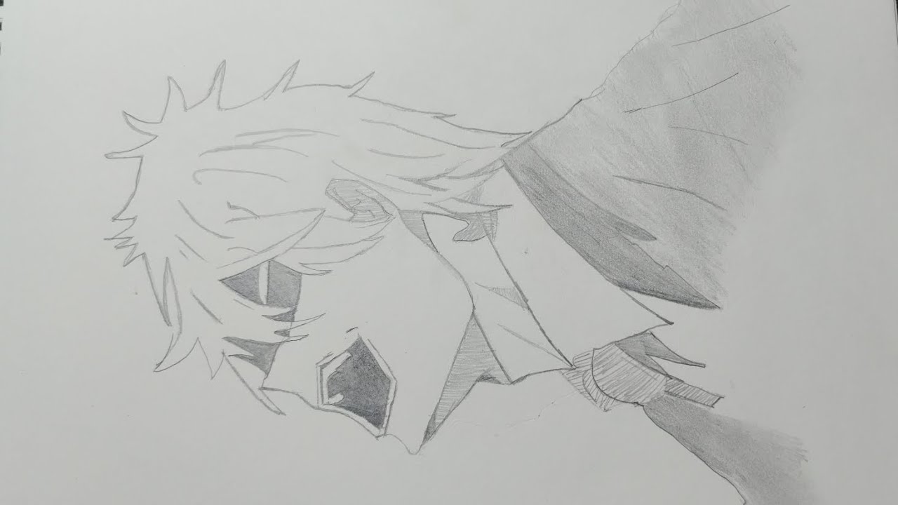 Drawing light yagami kira laughing 
