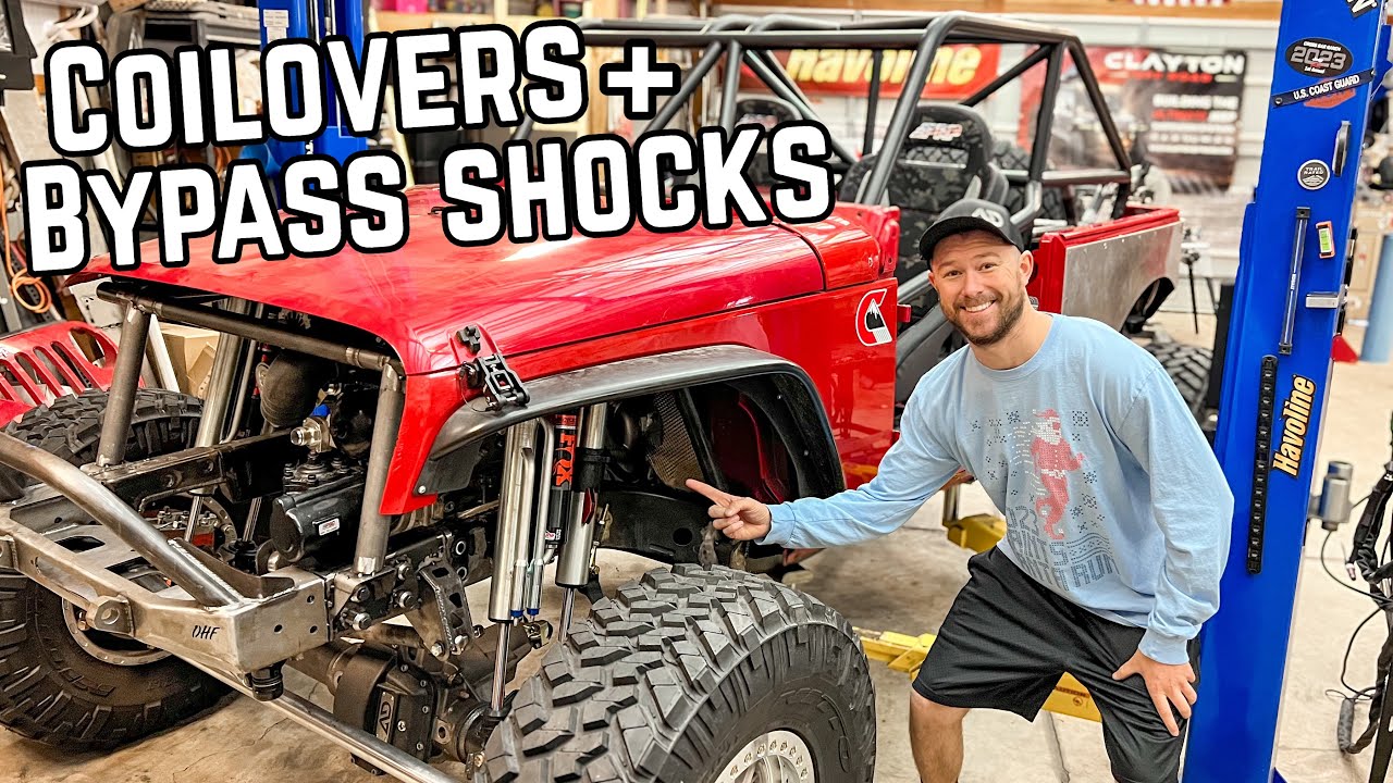 Installing a Full Offroad Race Suspension! Ultra4 Jeep Build - Ep15