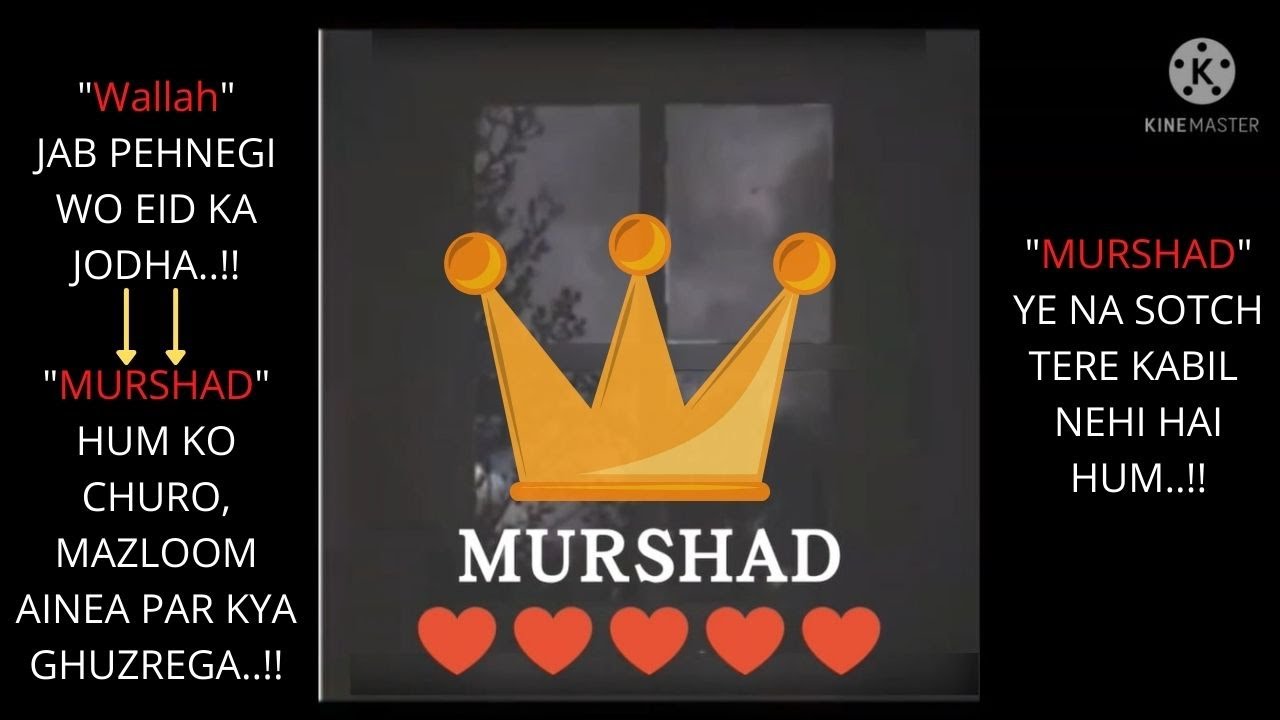 Murshad Shayari | Murshad Poetry | Murshad Status | Murshad Quotes | Sad Shayari | One Side Love 3