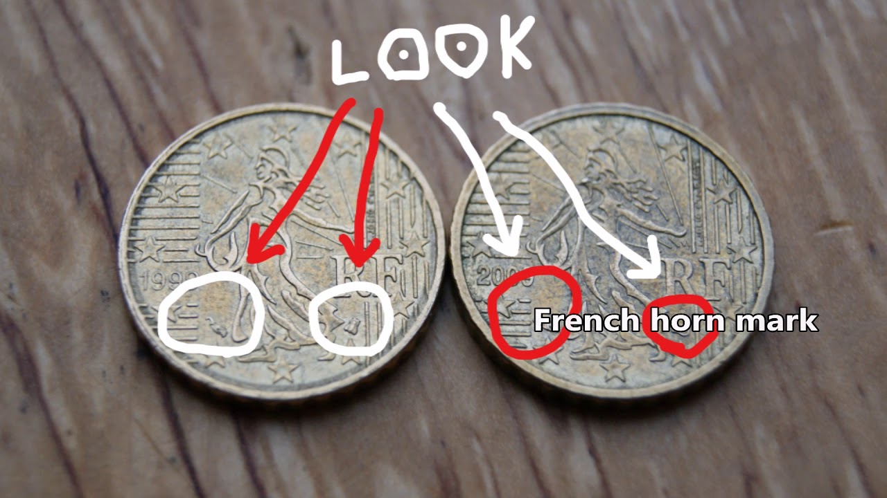 Coin Differences 10 Euro Cent 1999 2009 France