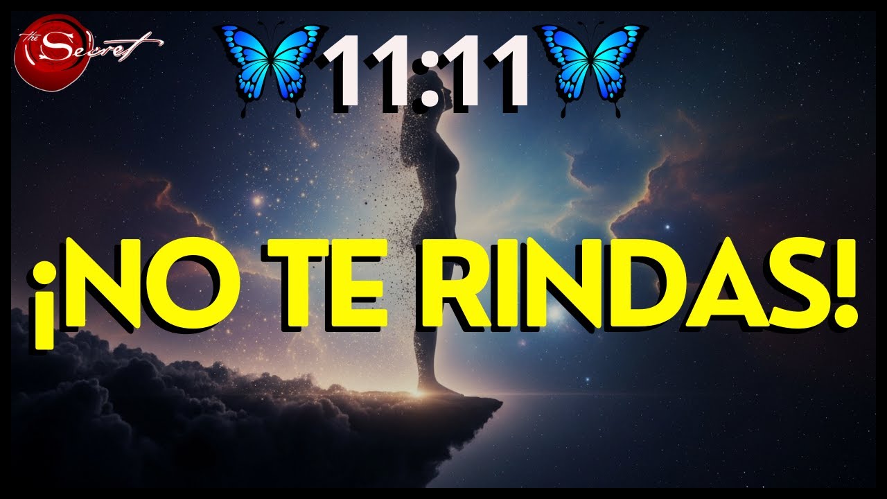 💌SI ESTÁS PENSANDO EN RENDIRTE… ESTA SEÑAL ES PARA TI✨
