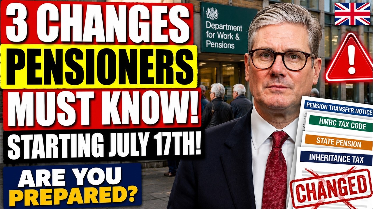 Don't Ignore This: 3 Massive Pension Changes Starting July 17th | UK Pensioners