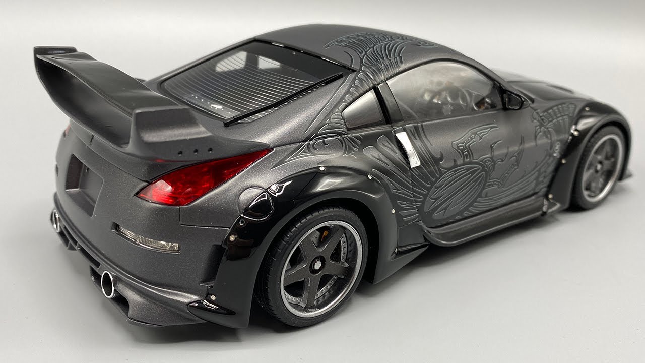Buillding a Decalshop/Tamiya Veilside Nissan 350Z from F&F Tokyo Drift Part 3