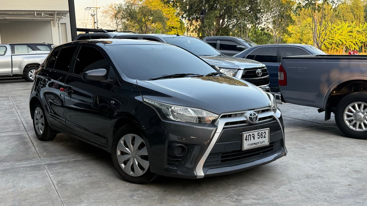 รถเก๋งราคาโคตรถูก  ￼￼เข้ามาไหม่ ผ่อนเริ่มต้น 4,xxx Toyota Yaris 1.2E ปี2014-15 #รถเก๋งมือสอง 