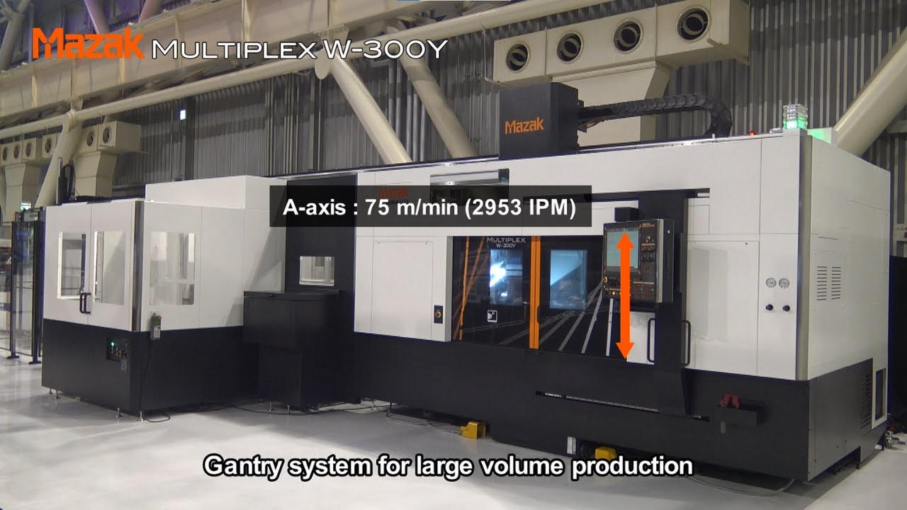 MULTIPLEX W-300Y with GL-100 gantry loader automation.