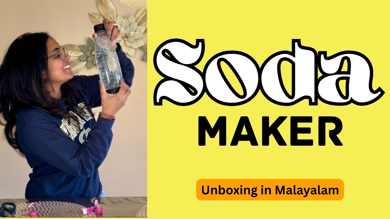 Soda Maker Unboxing and Review | Lime Soda Kudikkan Soda Maker Vaangi! 😂 | Malayalam Review