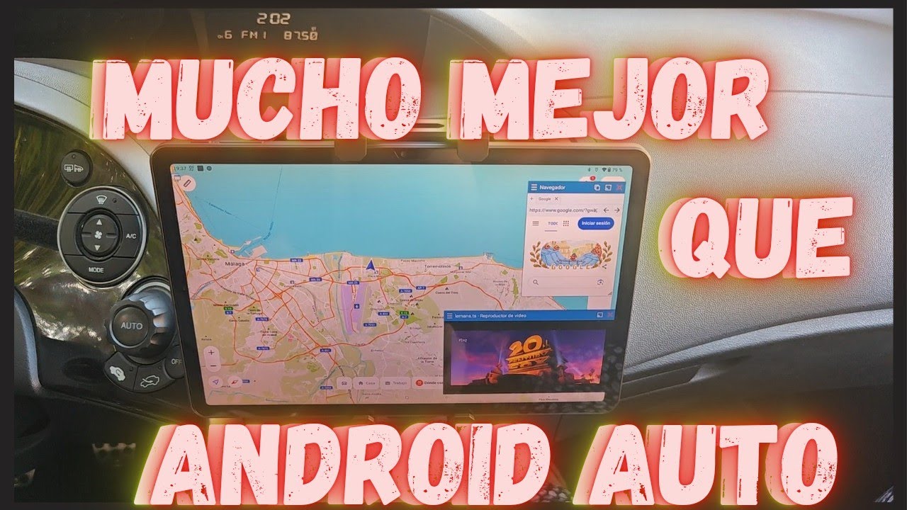 Pongo Android Auto en un coche sin Android Auto usando una vieja Tablet