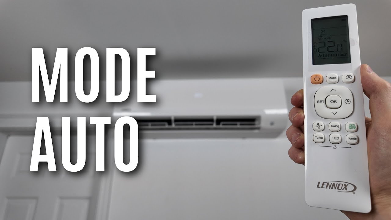 Comment utiliser le mode auto sur un climatiseur mural Lennox