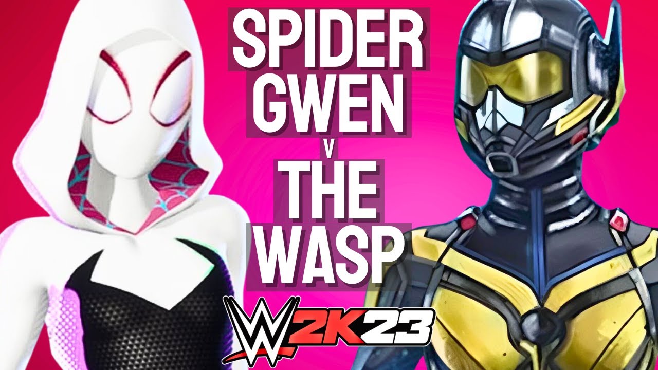 💥 WWE 2K23 l Spider-Gwen v The Wasp - No Holds Barred 💥