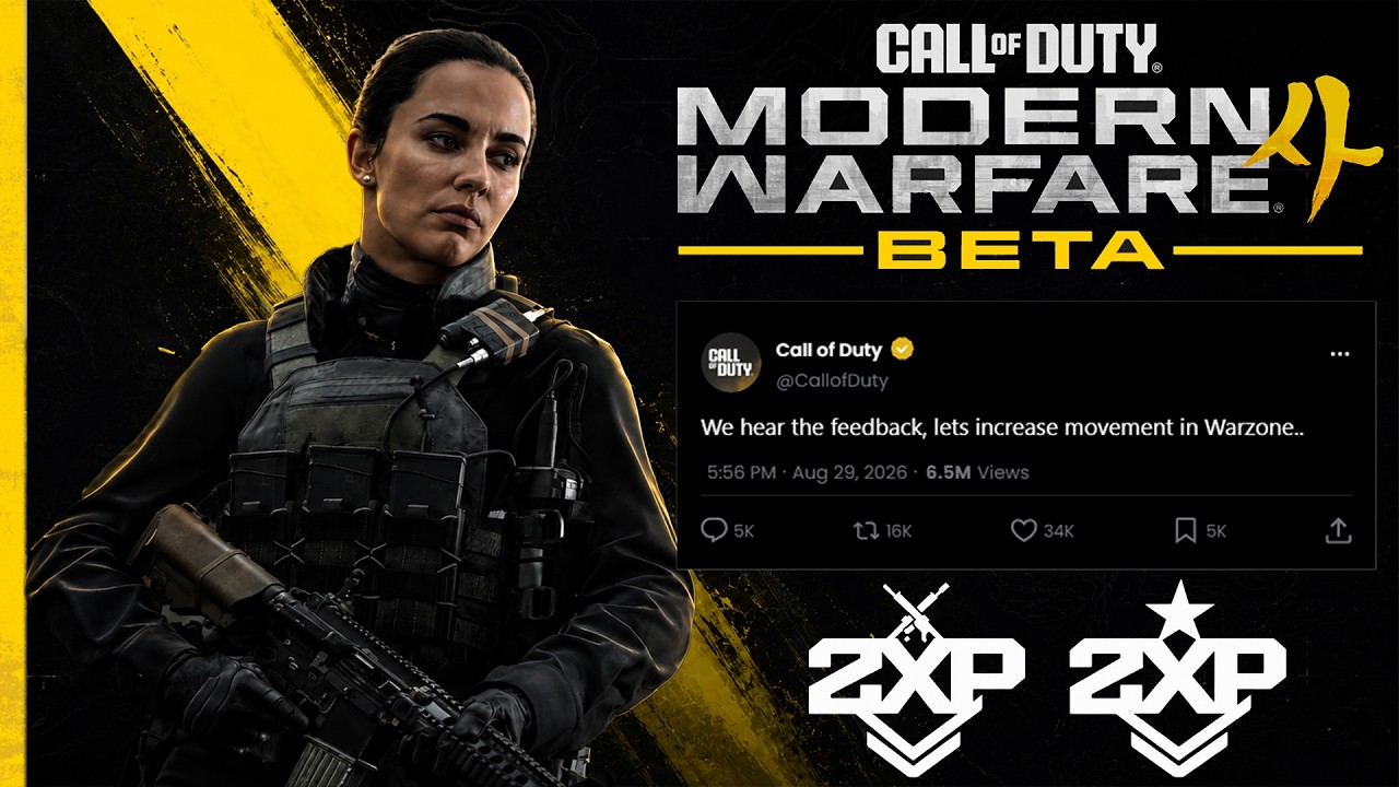НОВОЕ НЕОЖИДАННОЕ обновление движения в Warzone для MW4, событие с двойным опытом и БОЛЬШЕ НОВОГО...