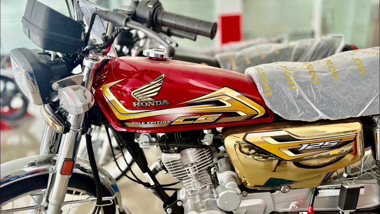Honda 125 Gold edition black & red new model 2026 first looks review soon 