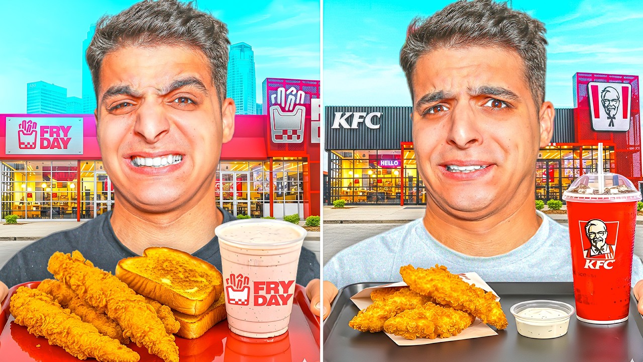 Testez Noile Crispy FRYDAY vs KFC