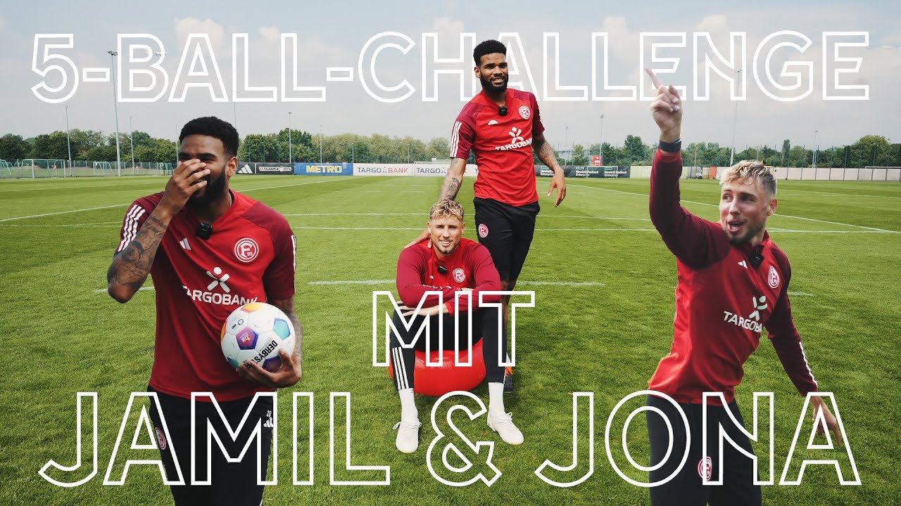 CHALLENGE | Siebert vs. Niemiec – 5-Ball-Challenge | Fortuna Düsseldorf