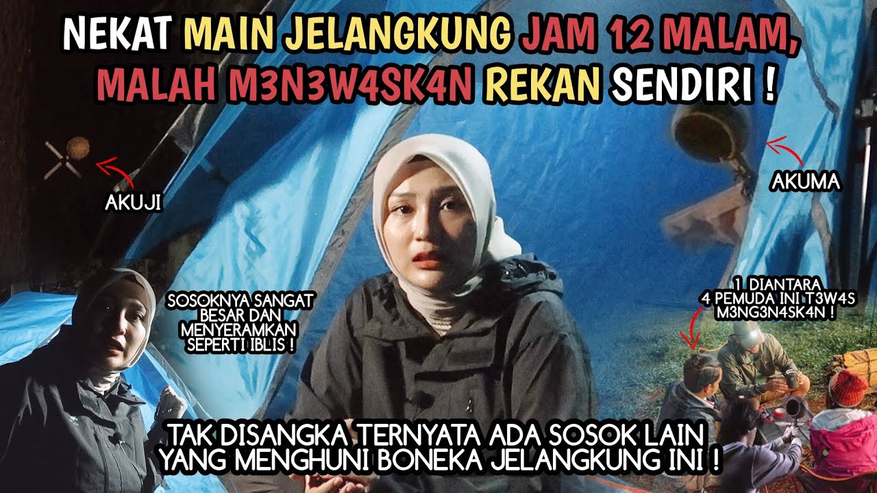 SOLO CAMPING HORROR : TENGAH MALAM DIKEJAR JAILANGKUNG SAMPAI JATUH TERSUNGKUR,NY4w4 NYARIS M3L4Y4NG
