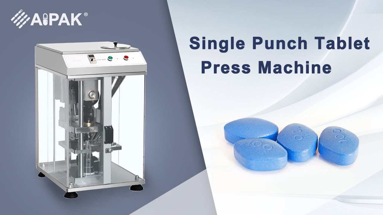 See how you tablets made by the single punch tablet press machine?