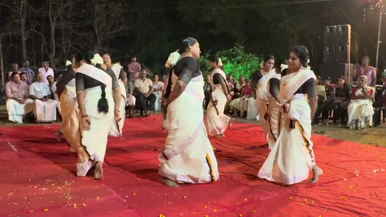 Thiuvathira kaikottikkali #dance performance  sn vazhithala