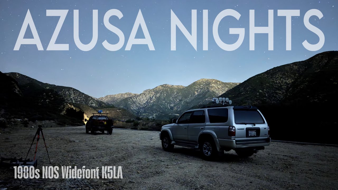 Azusa Nights | 1980s NOS Widefont K5LA