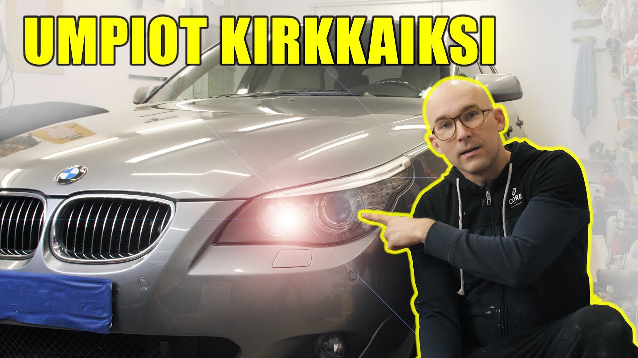 Ajovaloumpioiden hionta, kiillotus ja pinnoitus //E61 BMW