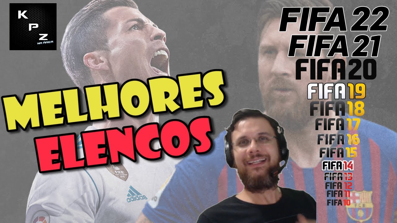 MELHORES ELENCOS DO ULTIMATE TEAM! TODOS OS GAMES DESDE O FIFA 10 ATÉ O FIFA 22!