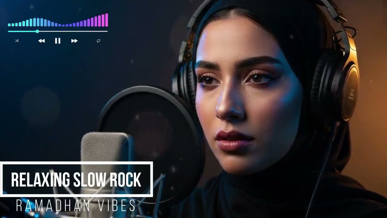 Relaxing Slowrock Ramadan Vibes | Beautiful Crescent Night – Full Album