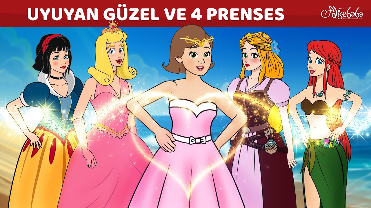 Uyuyan G&uuml;zel ve 4 Prenses ✨ | Adisebaba Masallar