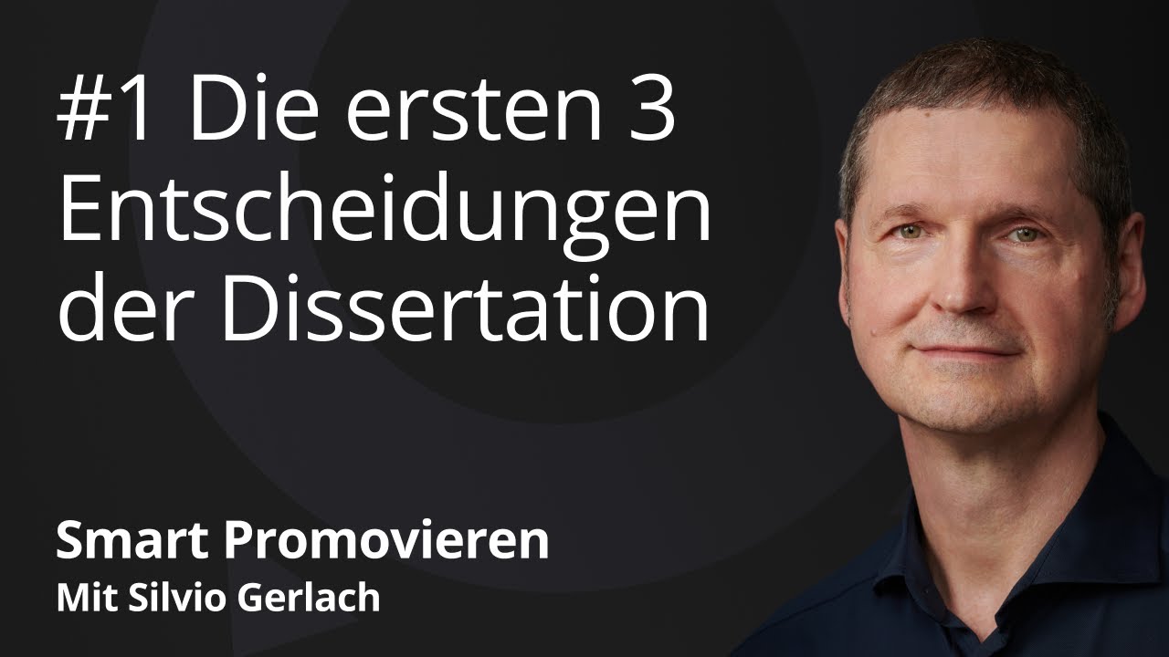 Diese 3 Entscheidungen bestimmen über den Erfolg deiner Dissertation